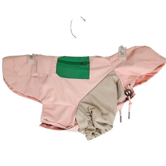 Hooded Dog Jacket With Pockets Size Small - Picture 2 of 4